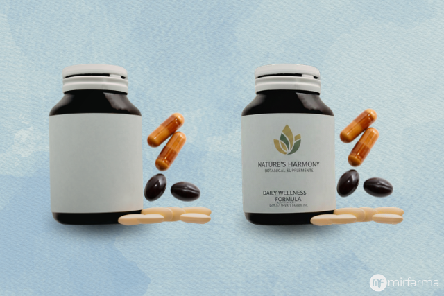 Private label and white label supplement manufacturing